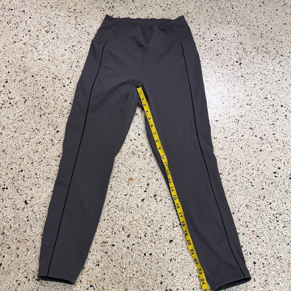 Lululemon Create your Calm 7/8 tight high rise leggings dark gray shadow 8 - Picture 6 of 6